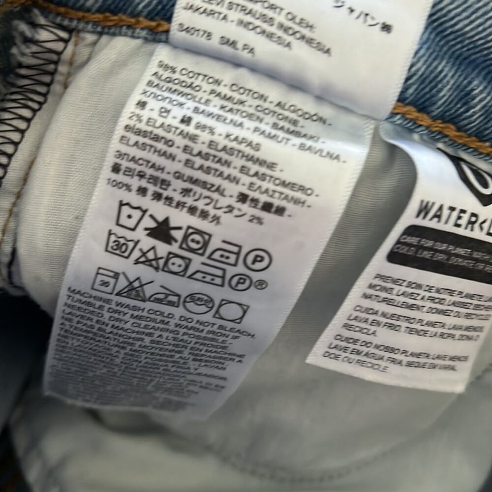 Levi's Wedgie Button Fly Denim Jeans 26 - Picture 12 of 13